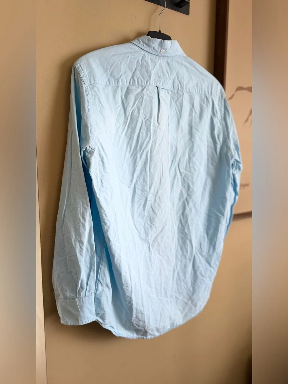 J.Crew Men’s Light Blue Long-Sleeve Oxford Button-Down Shirt Size M